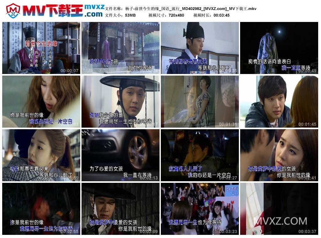 杨子-前世今生的缘_国语_流行_MD402982